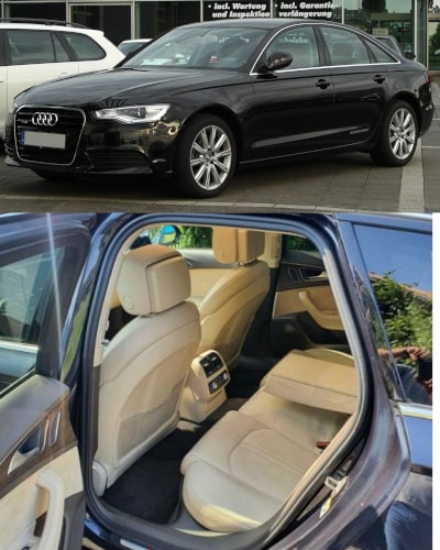audi a6 real leather seats