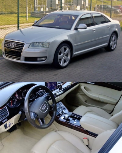 audi a8 real leather seats