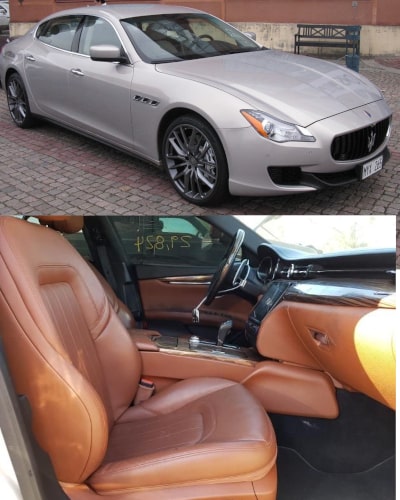 Maserati Quattroporte real leather seats