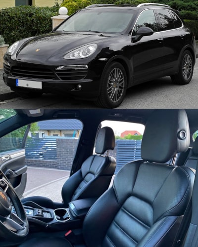 Porsche Cayenne real leather