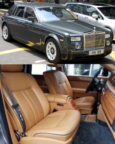 Rolls Royce Phantom real leather seats